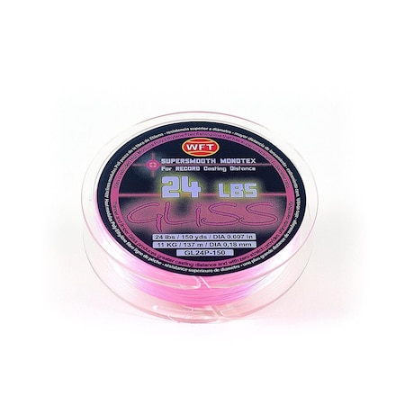 Ardent 150 yard Gliss Pink Fishing Line, 24 lbs GL24P-150